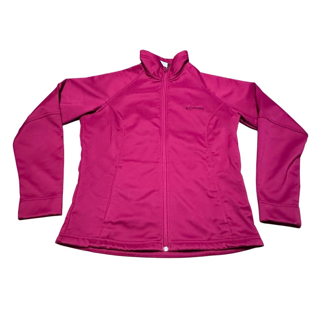 Columbia Sportswear Women's Full Zip Jacket Pink Size L Activewear